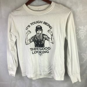 Duck dynasty boys medium long sleeve print shirt